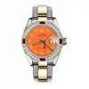 Defect Knockoff Rolex Datejust 16013 Automatic Movement 36mm Gold/steel Case Mens/unisex Watch