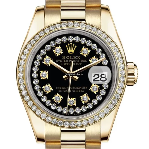Suitable Fake Rolex Datejust 68278 Automatic Movement Womens Watch