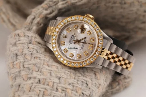 Epic Copy Rolex Lady-datejust 69173 Automatic Movement 26mm Gold/steel Case Womens Watch - Image 3