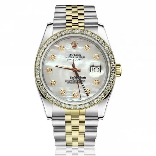 Epic Copy Rolex Lady-datejust 69173 Automatic Movement 26mm Gold/steel Case Womens Watch - Image 4