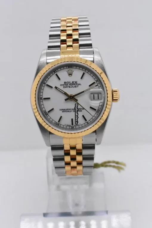 Beautiful Replica Rolex Lady-datejust 68273 Caliber 2135 Automatic Movement 31mm Gold/steel Case Womens Watch