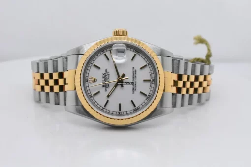 Beautiful Replica Rolex Lady-datejust 68273 Caliber 2135 Automatic Movement 31mm Gold/steel Case Womens Watch - Image 4