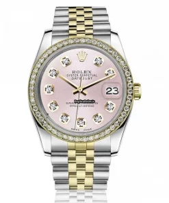 Defect Replica Rolex Lady-datejust 69173 Automatic Movement 26mm Gold/steel Case Womens Watch
