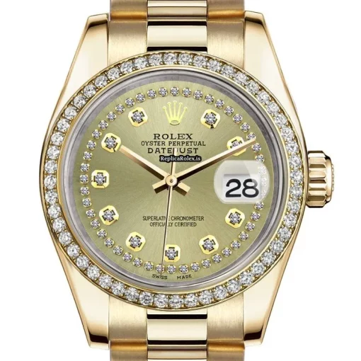 Lovely Fake Rolex Datejust 68278 Automatic Movement Womens Watch