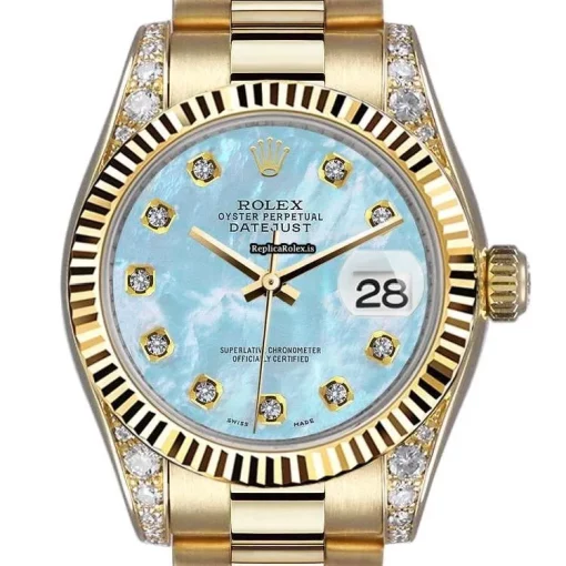 Special Knockoff Rolex Datejust 68278 Automatic Movement Womens Watch