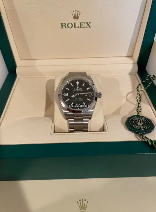 Best Fake Rolex Explorer 214270 Caliber 3132 Automatic Movement 39mm Steel Case Mens/unisex Watch - Image 3