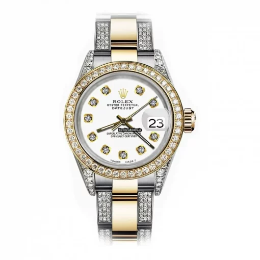 Pleasing Replica Rolex Datejust 16013 Automatic Movement 36mm Gold/steel Case Mens/unisex Watch