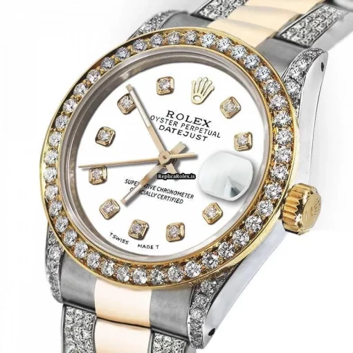 Pleasing Replica Rolex Datejust 16013 Automatic Movement 36mm Gold/steel Case Mens/unisex Watch - Image 2