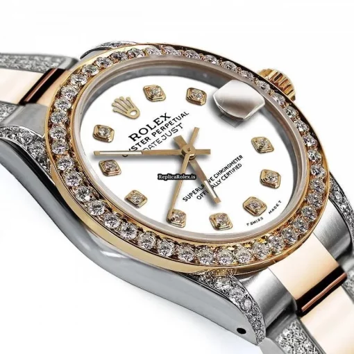 Pleasing Replica Rolex Datejust 16013 Automatic Movement 36mm Gold/steel Case Mens/unisex Watch - Image 3