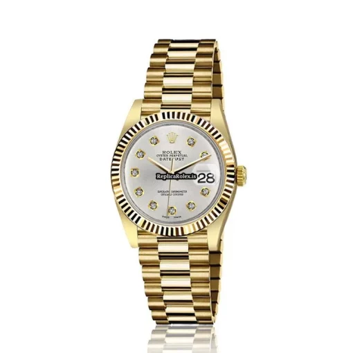 Swiss Fake Rolex Datejust 68278 Automatic Movement Womens Watch - Image 3