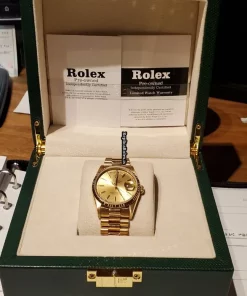 Great Replica Rolex Day-date 36 1803 Caliber 1556 Automatic Movement 36mm Yellow Gold Case Mens/unisex Watch
