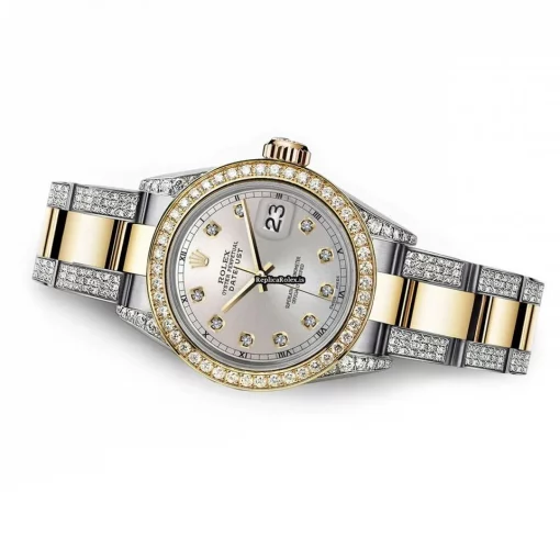 High-end Knockoff Rolex Datejust 16013 Automatic Movement 36mm Gold/steel Case Mens/unisex Watch - Image 4