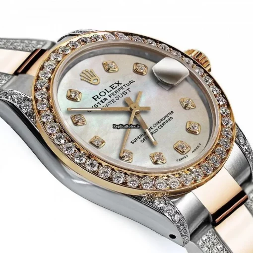 Wonderful Replica Rolex Datejust 16013 Automatic Movement 36mm Gold/steel Case Mens/unisex Watch - Image 3