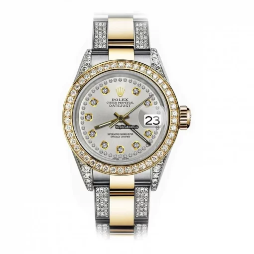 Superb Replica Rolex Datejust 16013 Automatic Movement 36mm Gold/steel Case Mens/unisex Watch