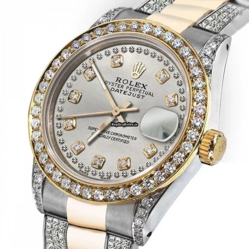 Superb Replica Rolex Datejust 16013 Automatic Movement 36mm Gold/steel Case Mens/unisex Watch - Image 2