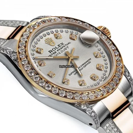 Superb Replica Rolex Datejust 16013 Automatic Movement 36mm Gold/steel Case Mens/unisex Watch - Image 3