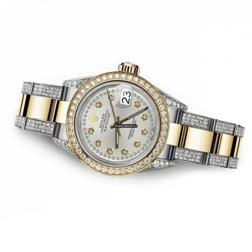Superb Replica Rolex Datejust 16013 Automatic Movement 36mm Gold/steel Case Mens/unisex Watch - Image 4