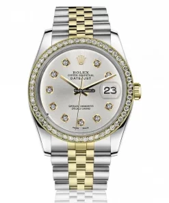 Suitable Replicas Rolex Lady-datejust 69173 Automatic Movement 26mm Gold/steel Case Womens Watch