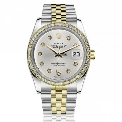 Suitable Replicas Rolex Lady-datejust 69173 Automatic Movement 26mm Gold/steel Case Womens Watch
