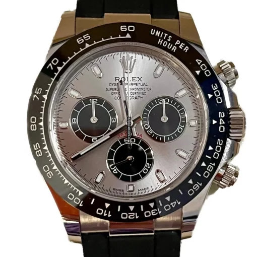 Fine Replica Rolex Daytona 116519ln Caliber 4130 Automatic Movement 40mm White Gold Case Mens/unisex Watch - Image 9