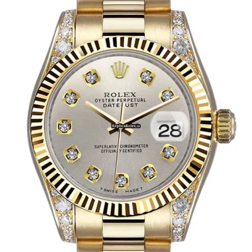 Wholesale Replica Rolex Lady-datejust 6917 Automatic Movement Womens Watch