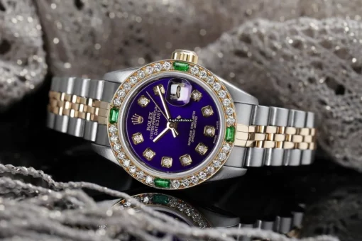 Design Replica Rolex Lady-datejust 69173 Automatic Movement 26mm Gold/steel Case Womens Watch - Image 3