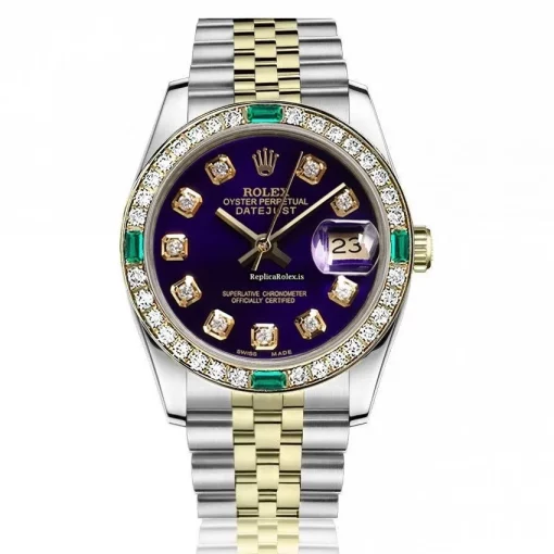 Design Replica Rolex Lady-datejust 69173 Automatic Movement 26mm Gold/steel Case Womens Watch - Image 9