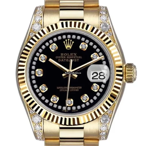 Fabulous Fake Rolex Lady-datejust 6917 Automatic Movement Womens Watch