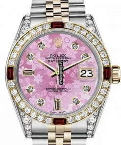 Mind-boggling Imitation Rolex Datejust 16013 Automatic Movement 36mm Gold/steel Case Mens/unisex Watch