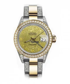 Quality Replica Rolex Datejust 16013 Automatic Movement 36mm Gold/steel Case Mens/unisex Watch