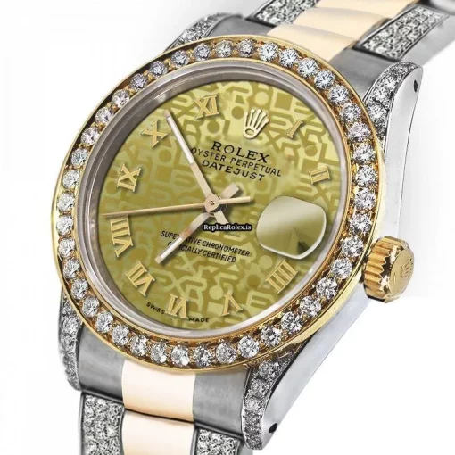 Quality Replica Rolex Datejust 16013 Automatic Movement 36mm Gold/steel Case Mens/unisex Watch - Image 2