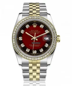 Stylish Replica Rolex Lady-datejust 69173 Automatic Movement 26mm Gold/steel Case Womens Watch