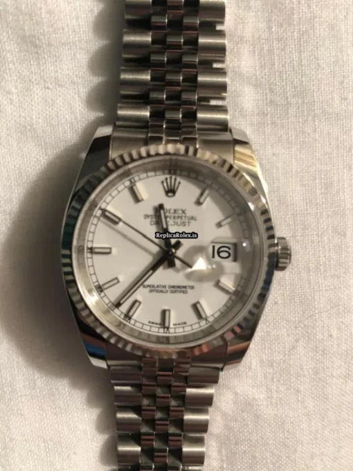 Nice Fake Rolex Datejust 116234 Caliber 3135 Automatic Movement 36mm Steel Case Watch - Image 2