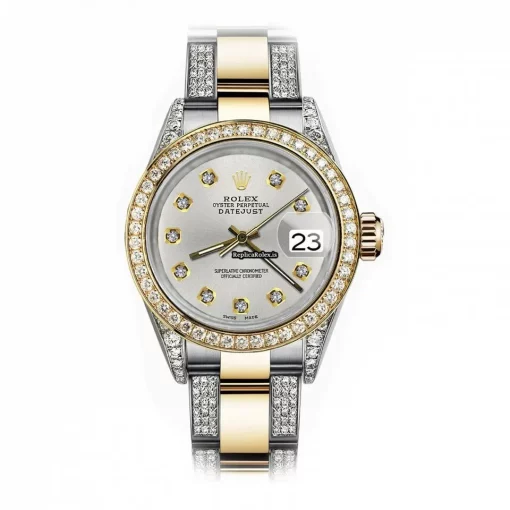 Quality Fake Rolex Datejust 16013 Automatic Movement 36mm Gold/steel Case Mens/unisex Watch