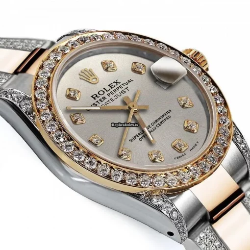 Quality Fake Rolex Datejust 16013 Automatic Movement 36mm Gold/steel Case Mens/unisex Watch - Image 3