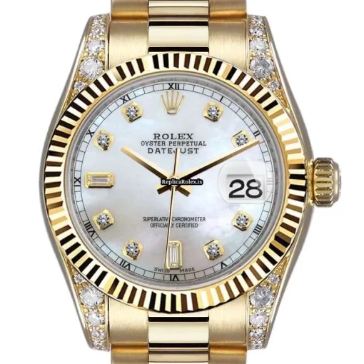 Pleasing Knockoff Rolex Datejust 68278 Automatic Movement Womens Watch