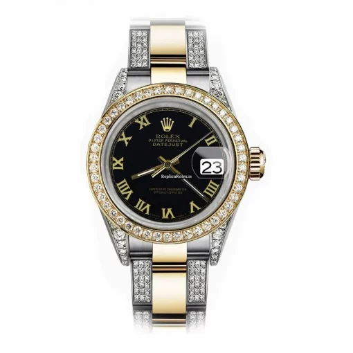 Appealing Replica Rolex Datejust 16013 Automatic Movement 36mm Gold/steel Case Mens/unisex Watch