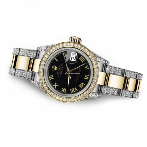 Appealing Replica Rolex Datejust 16013 Automatic Movement 36mm Gold/steel Case Mens/unisex Watch - Image 4