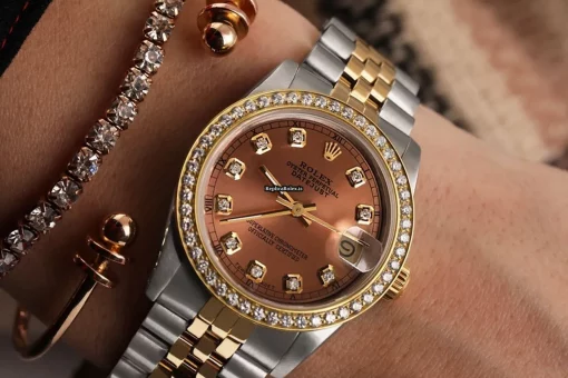 Awesome Replica Rolex Lady-datejust 68274 Automatic Movement 31mm Gold/steel Case Womens Watch - Image 3