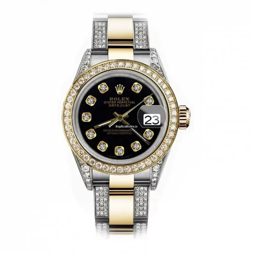 Appealing Fake Rolex Datejust 16013 Automatic Movement 36mm Gold/steel Case Mens/unisex Watch