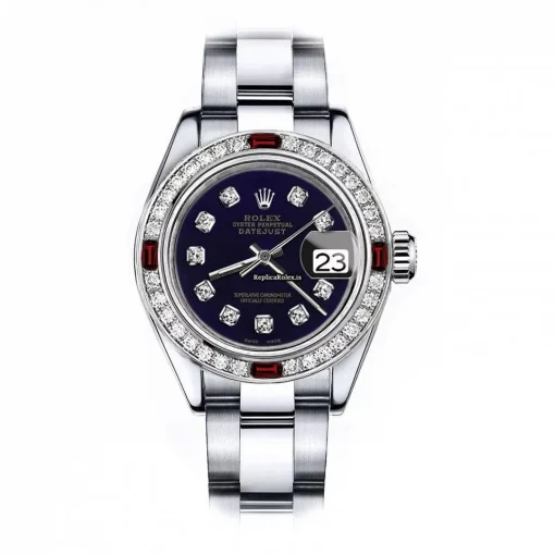 High Quality Replica Rolex Oyster Perpetual Lady Date 69160 Automatic Movement 26mm Steel Case Womens Watch