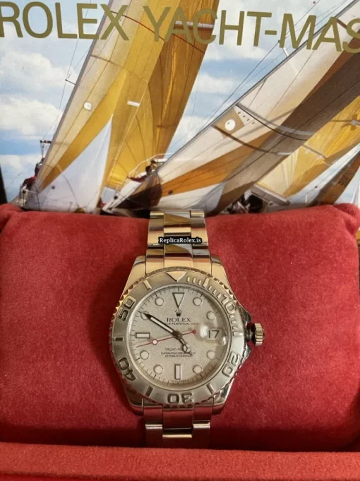 Marvellous Replica Rolex Yacht-master 168622 Caliber 2235 Automatic Movement 35mm Steel Case Mens/unisex Watch - Image 10