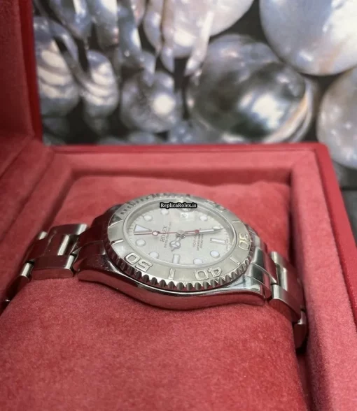 Marvellous Replica Rolex Yacht-master 168622 Caliber 2235 Automatic Movement 35mm Steel Case Mens/unisex Watch - Image 4