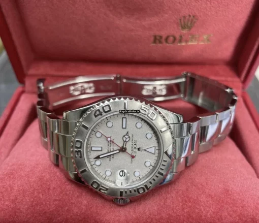 Marvellous Replica Rolex Yacht-master 168622 Caliber 2235 Automatic Movement 35mm Steel Case Mens/unisex Watch - Image 6