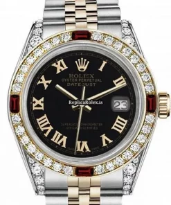 Superior Fake Rolex Datejust 16013 Automatic Movement 36mm Gold/steel Case Mens/unisex Watch