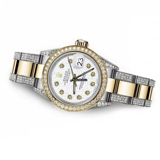Nice Fakes Rolex Datejust 16013 Automatic Movement 36mm Gold/steel Case Mens/unisex Watch - Image 4