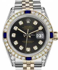 Swiss Replica Rolex Lady-datejust 68273 Automatic Movement 31mm Gold/steel Case Womens Watch
