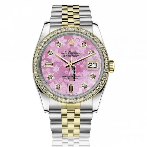 Wonderful Fake Rolex Lady-datejust 68274 Automatic Movement 31mm Gold/steel Case Womens Watch