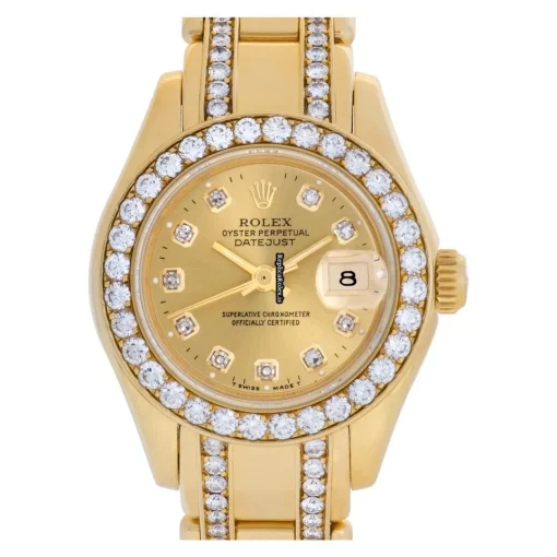 Wonderful Replica Rolex Lady-datejust Pearlmaster 69298 Automatic Movement Womens Watch - Image 7