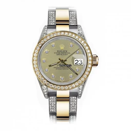 Appealing Replica Rolex Datejust 16013 Automatic Movement 36mm Gold/steel Case Mens/unisex Watch
